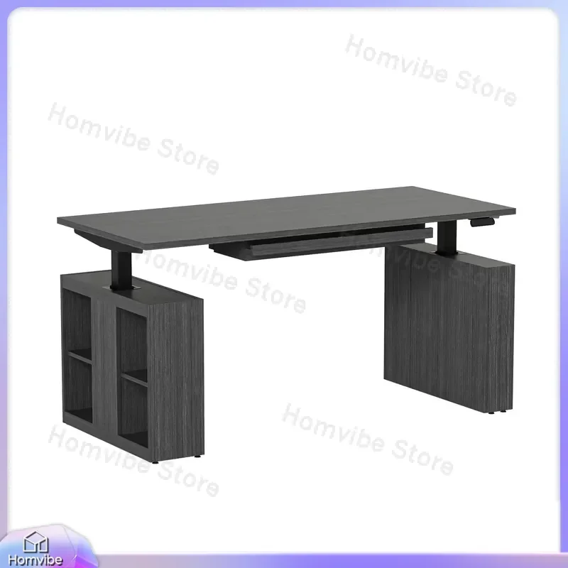 Adjustable Height Standing Desk Walnut Wood Computer Desk for Home Office Study Modern Light Luxury Desk with USB
Adjustable Height Standing Desk Walnut Wood Computer Desk for Home Office Study Modern Light Luxury Desk with USB