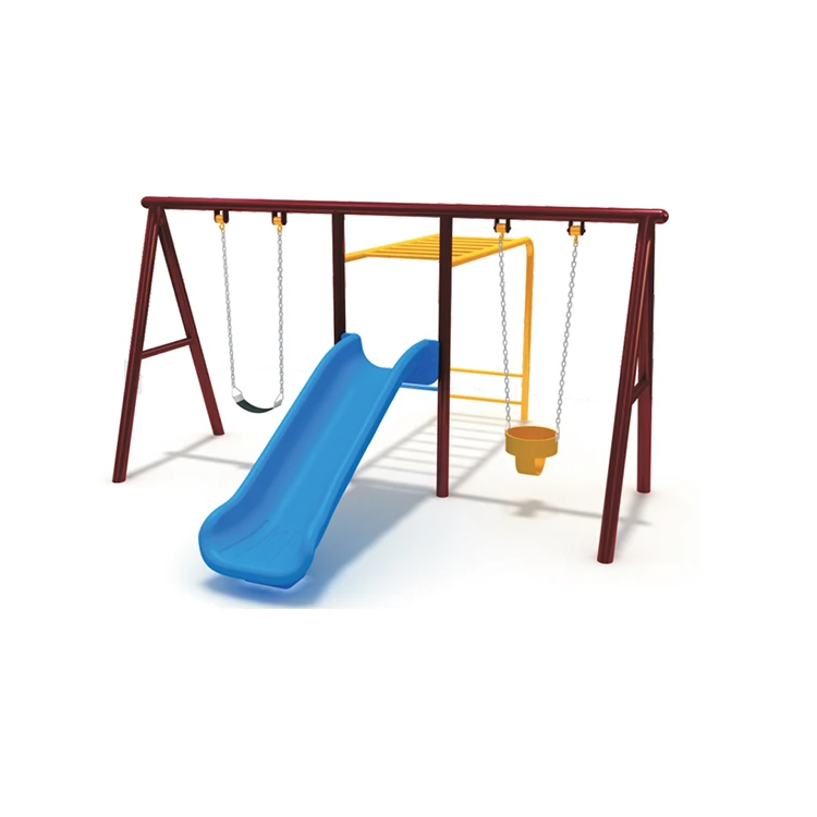 Customizable Professional Made Swing Sets Playground Outdoor Kids With Plastic Slide
Customizable Professional Made Swing Sets Playground Outdoor Kids With Plastic Slide