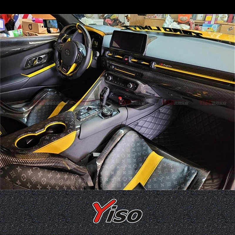Suitable for SUPRA A90 Car interior Instrument panel cover Modified encirclement Carbon fiber SUPRA A90 Instrument panel cover
Suitable for SUPRA A90 Car interior Instrument panel cover Modified encirclement Carbon fiber SUPRA A90 Instrument panel cover