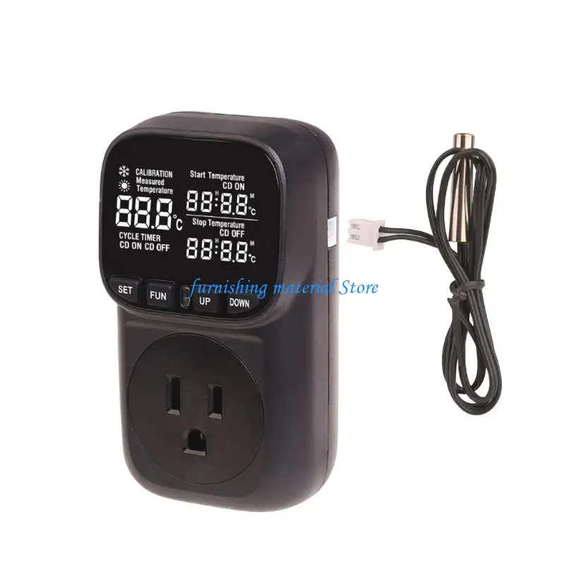 Y5GD Heating Cooling Thermostat With Timer Switches Digital Temperature Controllers Socket Plugs in Thermostat Outlet
Y5GD Heating Cooling Thermostat With Timer Switches Digital Temperature Controllers Socket Plugs in Thermostat Outlet