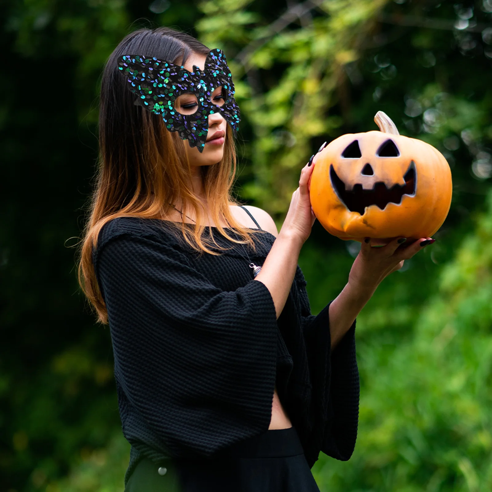 Sparkling Sequin Butterfly Mask Masquerade Party Accessory Mardi Gras Venetian Halloween Pvc Construction
Sparkling Sequin Butterfly Mask Masquerade Party Accessory Mardi Gras Venetian Halloween Pvc Construction