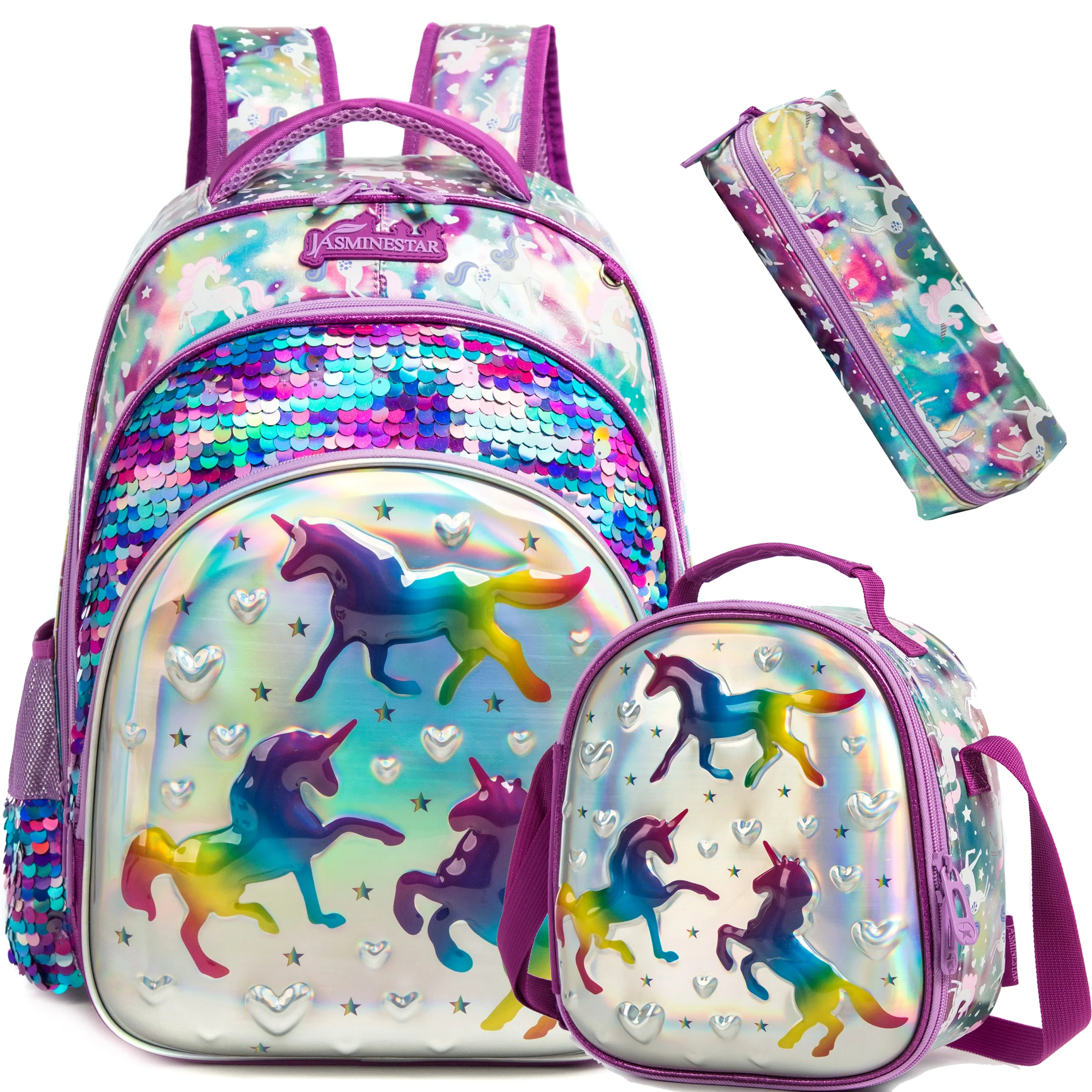 3PCS Kids Backpacks for Girls School Bag Cute Girls Backpacks Ages 8-10 with Lunch Box Pencil Case Bookbag
3PCS Kids Backpacks for Girls School Bag Cute Girls Backpacks Ages 8-10 with Lunch Box Pencil Case Bookbag