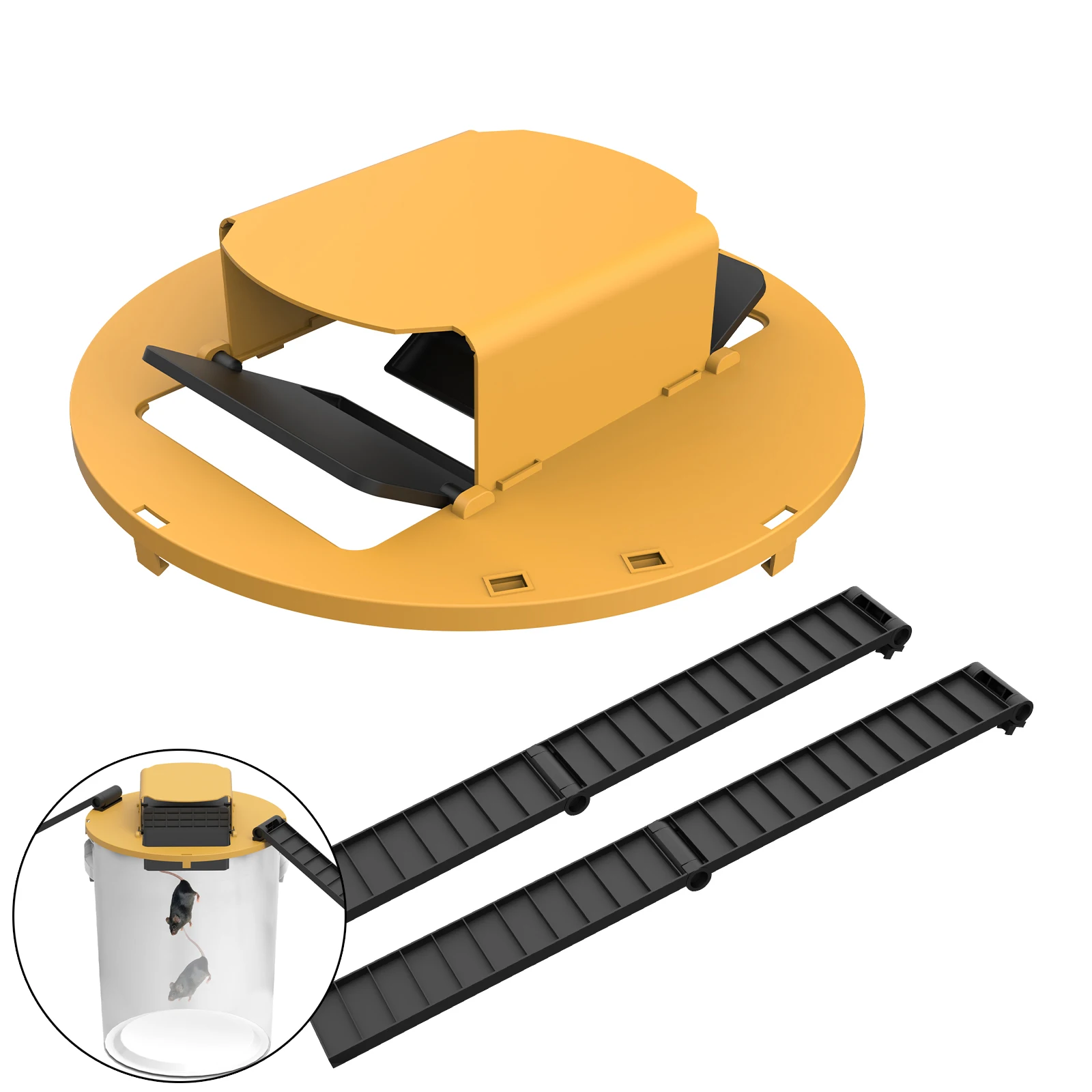 Mouse Trap Automatic Reset Flip and Slide Bucket Lid Mice Rat Trap For Indoor Outdoor Multi Catch Auto Reset
Mouse Trap Automatic Reset Flip and Slide Bucket Lid Mice Rat Trap For Indoor Outdoor Multi Catch Auto Reset