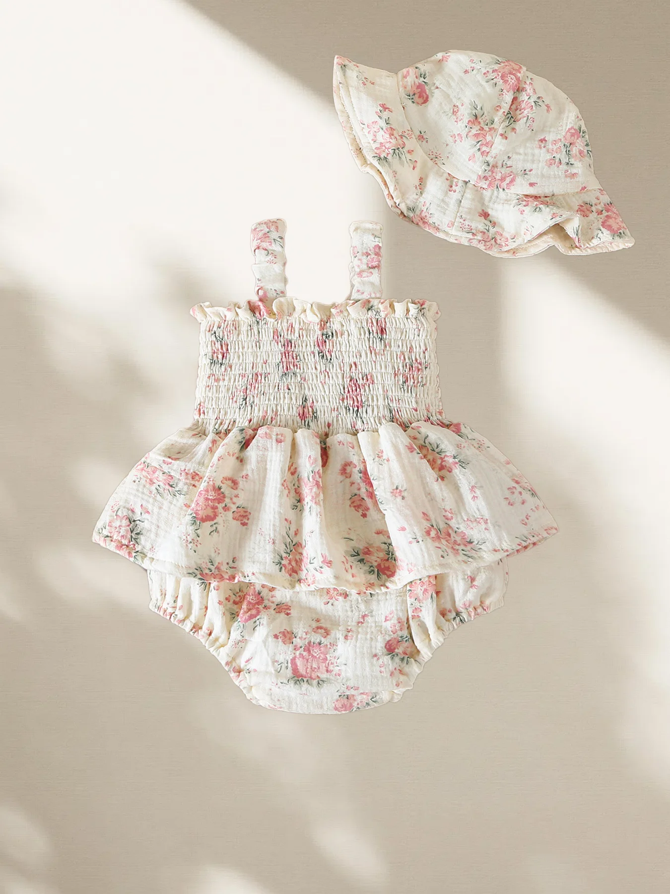 2026 Summer 0-2 Y Cotton Toddler Clothes for Girls Sweet Print Camisole One Piece Sleeveless Infant Girls Bodysuit With Hat
2026 Summer 0-2 Y Cotton Toddler Clothes for Girls Sweet Print Camisole One Piece Sleeveless Infant Girls Bodysuit With Hat