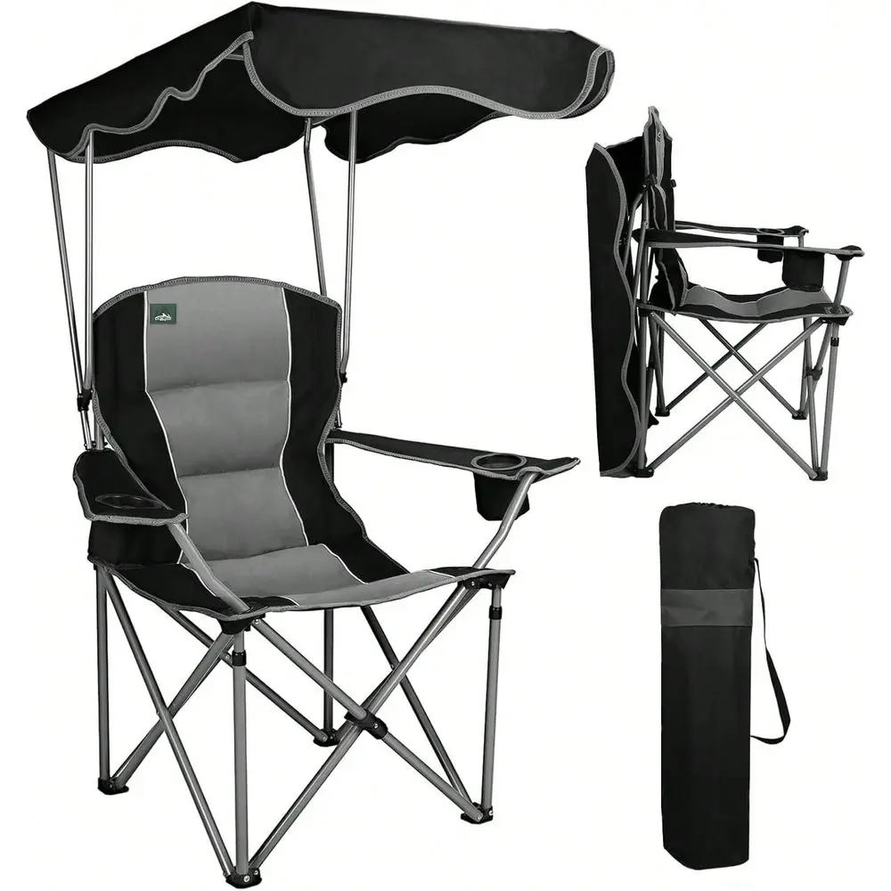 Camping Chair With Canopy Shade, Purple Beach Chair W Cup Holders, Armrests Carry Bag For Outdoors Travel Sports Fishing
Camping Chair With Canopy Shade, Purple Beach Chair W Cup Holders, Armrests Carry Bag For Outdoors Travel Sports Fishing