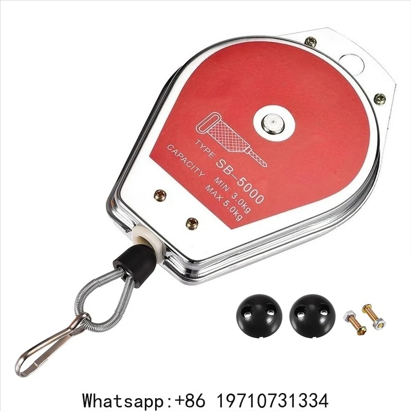 Spring Retractable Balancer Tool Holder Hanging Equipment 6.6-11Lbs(3-5Kg) Red For Assembly-Line With Fitting Accessory
Spring Retractable Balancer Tool Holder Hanging Equipment 6.6-11Lbs(3-5Kg) Red For Assembly-Line With Fitting Accessory