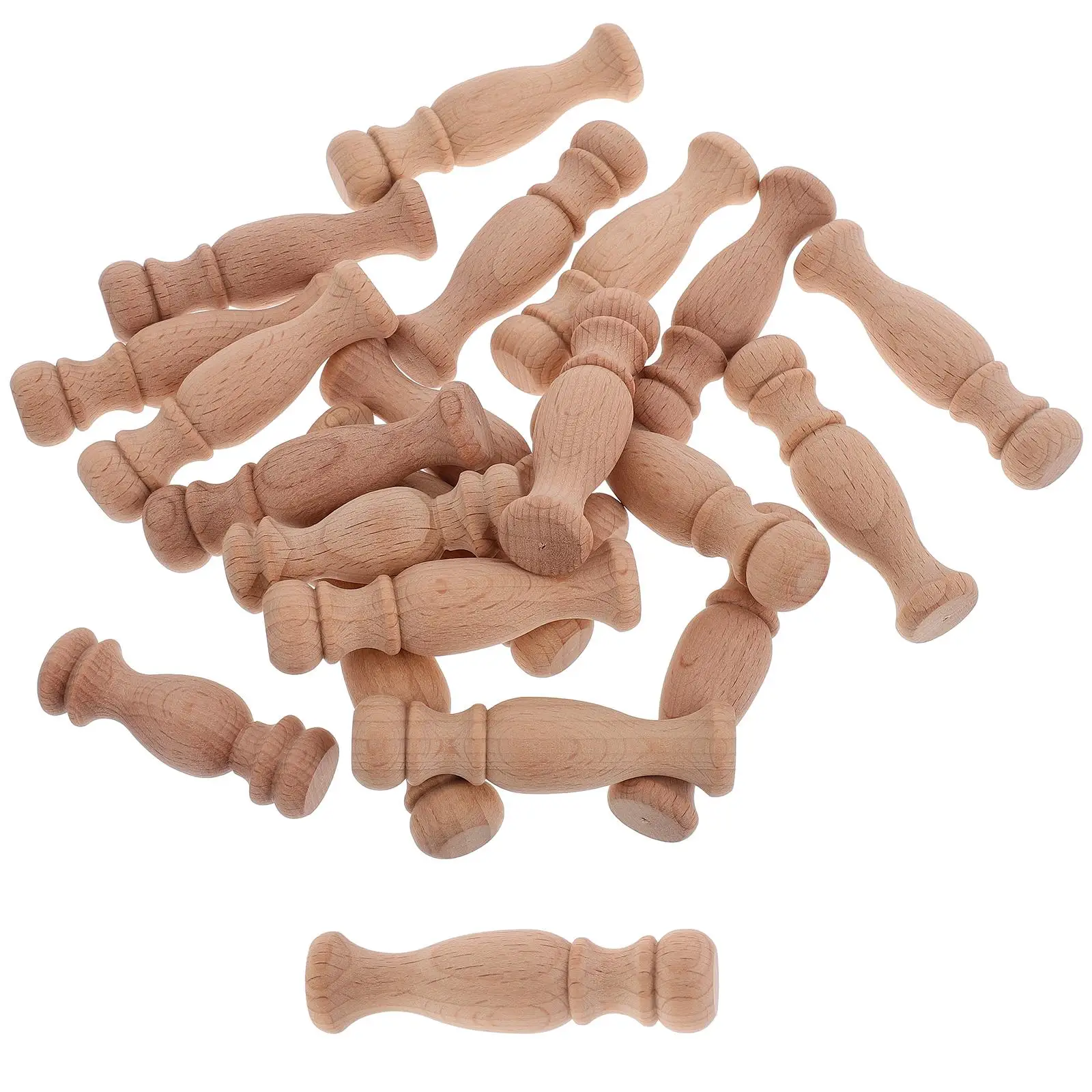 20 Pcs Roman Capital Wooden Rods Solid Wood Craft Baluster Spindles Cabinet Decor Small Columns Railing Posts Unfinished
20 Pcs Roman Capital Wooden Rods Solid Wood Craft Baluster Spindles Cabinet Decor Small Columns Railing Posts Unfinished