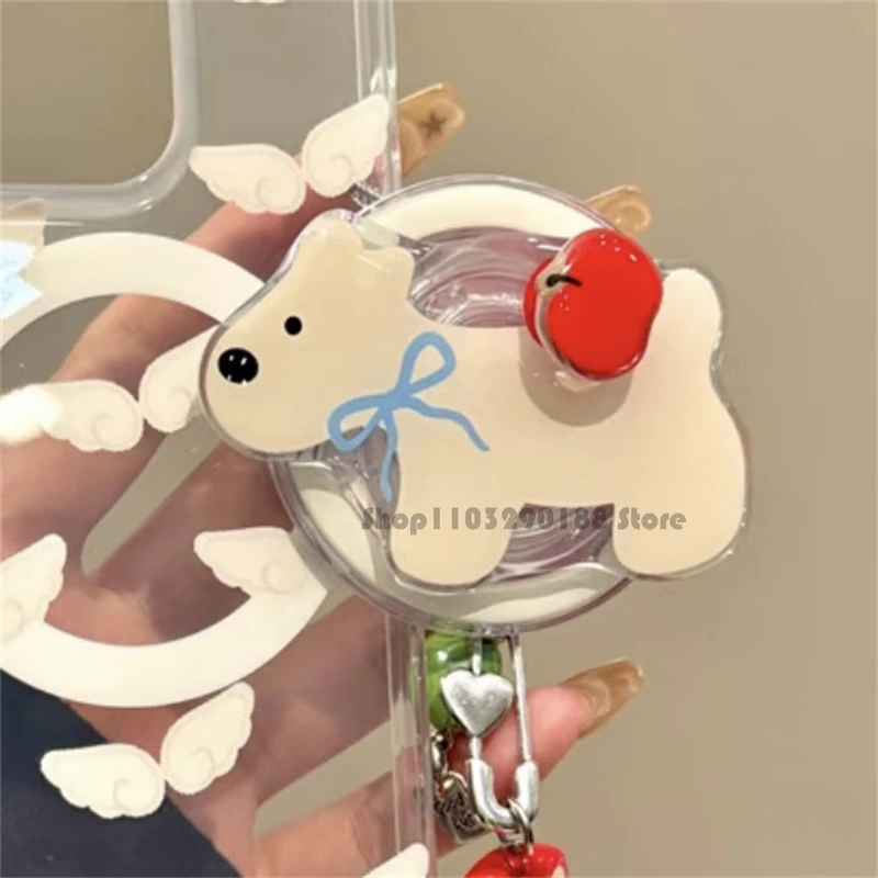 Korea Cute Rotate Apple Puppy Magnetic Holder Grip Tok Griptok Phone Stand Phone Holder Support For iPhone 16 Magsafe Smart Tok
Korea Cute Rotate Apple Puppy Magnetic Holder Grip Tok Griptok Phone Stand Phone Holder Support For iPhone 16 Magsafe Smart Tok