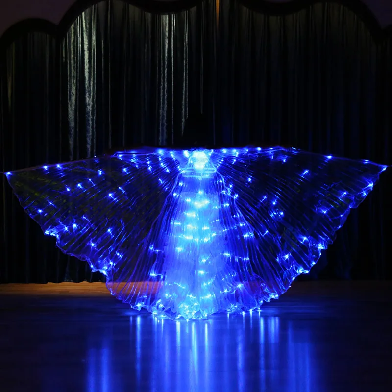 Starry sky LED luminous wings dance wings, dance performance props, blue flash belly dance wings
Starry sky LED luminous wings dance wings, dance performance props, blue flash belly dance wings