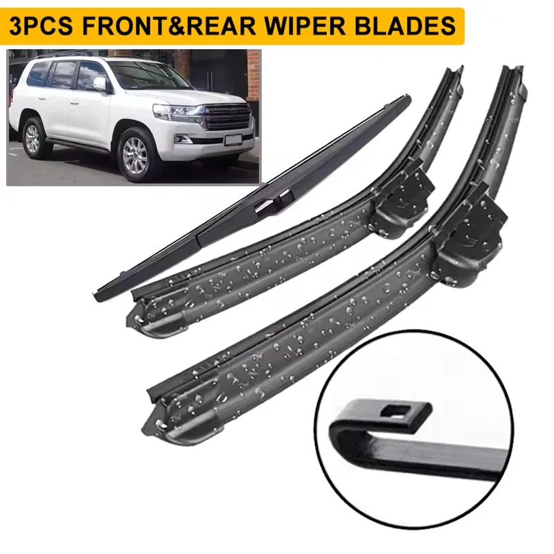 Wiper Front & Rear Wiper Blades Set For Toyota Land Cruiser 200 J200 2008 - 2020 Windshield Windscreen Window 24"22"12"
Wiper Front & Rear Wiper Blades Set For Toyota Land Cruiser 200 J200 2008 - 2020 Windshield Windscreen Window 24"22"12"