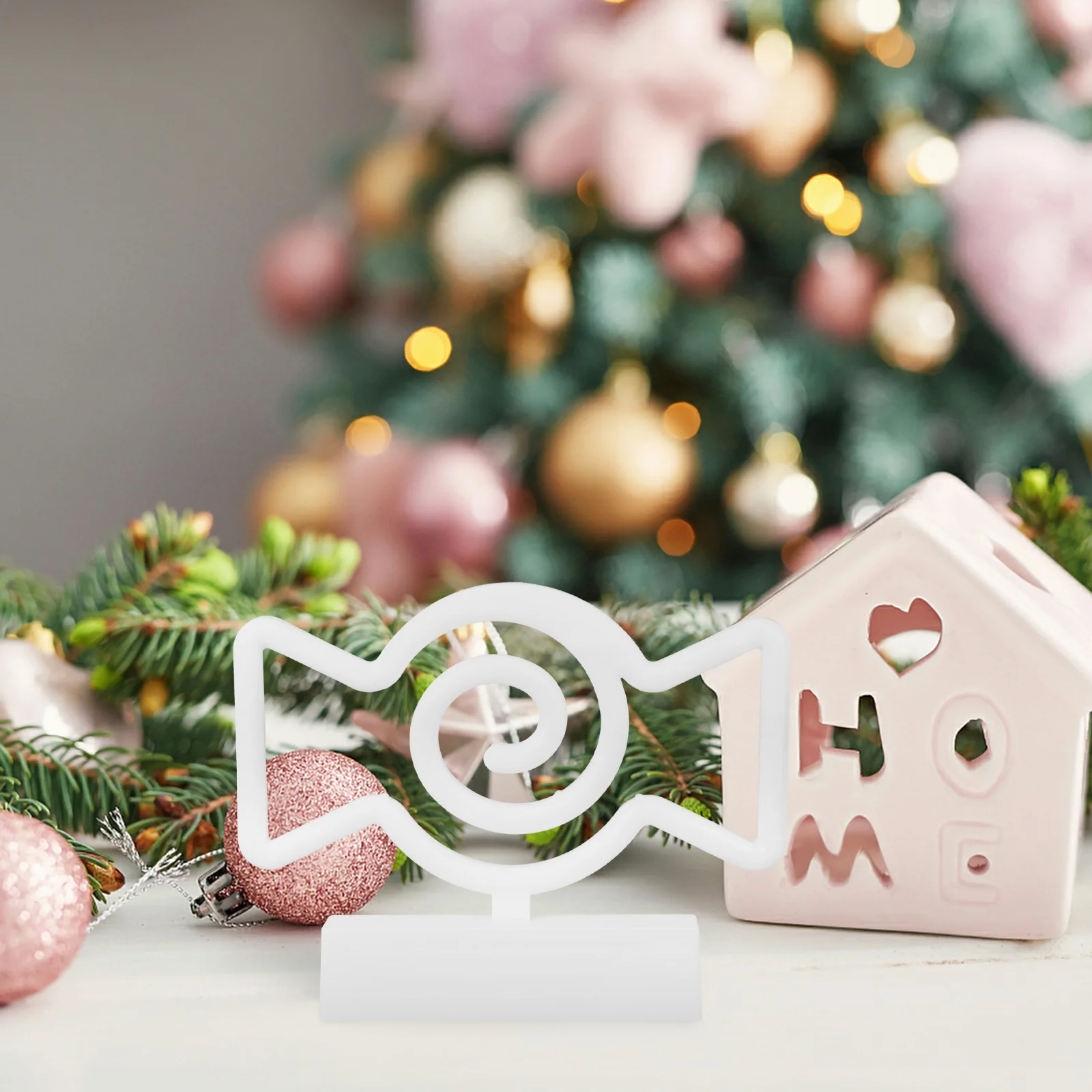 1pc Neon Light Decoration Christmas Candy Led Lamp Usb Dual-Use For Bar Ktv Party Decor Commercial Lighting Candy Shape
1pc Neon Light Decoration Christmas Candy Led Lamp Usb Dual-Use For Bar Ktv Party Decor Commercial Lighting Candy Shape