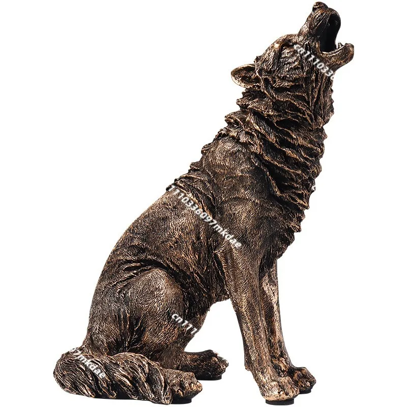Resin wolf ornament, simulated roaring wolf home decoration living room office outdoor garden crafts
Resin wolf ornament, simulated roaring wolf home decoration living room office outdoor garden crafts
