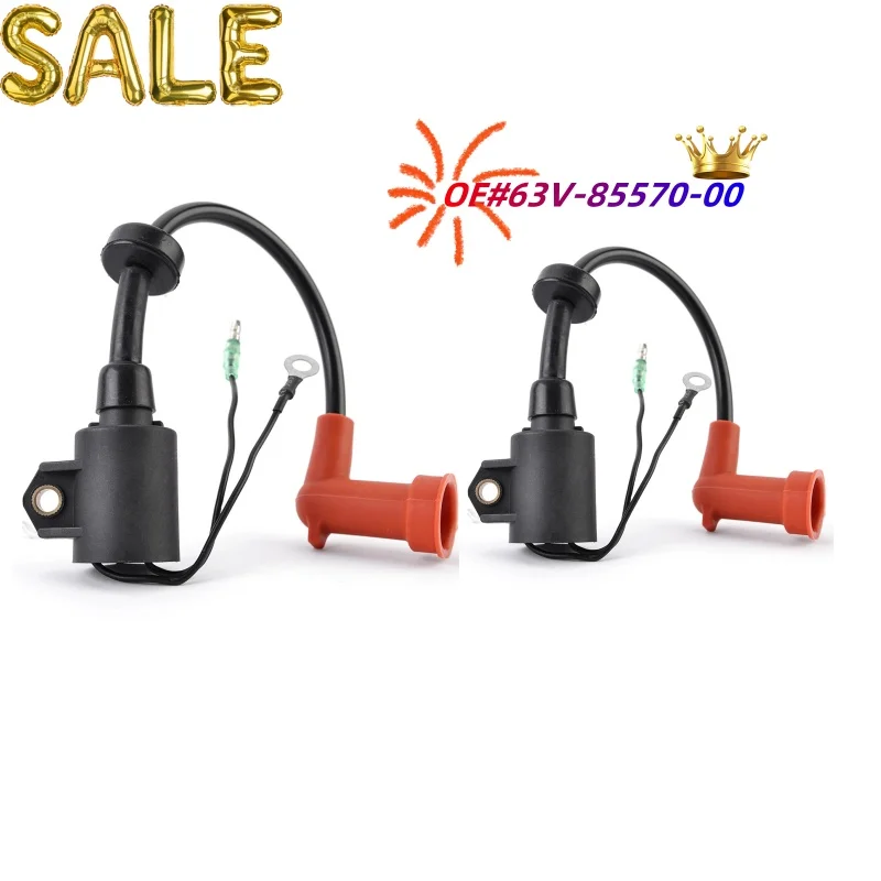 2pcs Motorcycle Ignition Coil Assy For Yamaha 9.9hp9.9F MHS 15hp 15F WCL 65E-85570-00 65E-85570-01 63V-85570-00 63V-85570-01
2pcs Motorcycle Ignition Coil Assy For Yamaha 9.9hp9.9F MHS 15hp 15F WCL 65E-85570-00 65E-85570-01 63V-85570-00 63V-85570-01