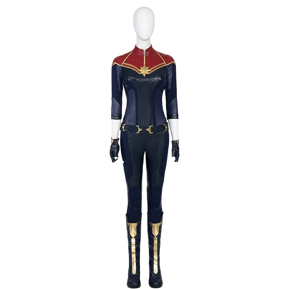 Womens Carol Danvers Cosplay Costume, Captain 2 Brie Larson Jumpsuit Full Set Role Play Costume for Halloween
Womens Carol Danvers Cosplay Costume, Captain 2 Brie Larson Jumpsuit Full Set Role Play Costume for Halloween