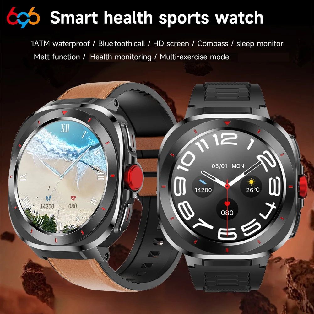 696 Smart Health Sports Watches Heart Rate Outdoor Compass Blue Tooth Call Smartwatch 1ATM Waterproof Voice Assistant Bracelet
696 Smart Health Sports Watches Heart Rate Outdoor Compass Blue Tooth Call Smartwatch 1ATM Waterproof Voice Assistant Bracelet