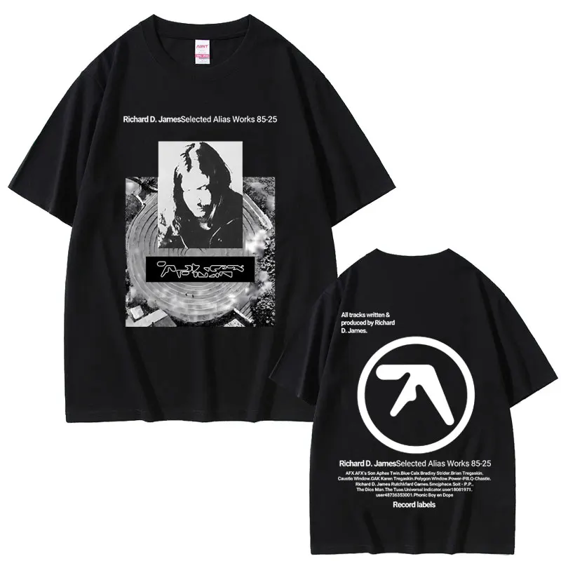 Aphex Twin Richard D James Selected Ambient Works 85 25 Double Sided Print T-shirt Men Women Gothic Vintage Oversized T Shirts
Aphex Twin Richard D James Selected Ambient Works 85 25 Double Sided Print T-shirt Men Women Gothic Vintage Oversized T Shirts