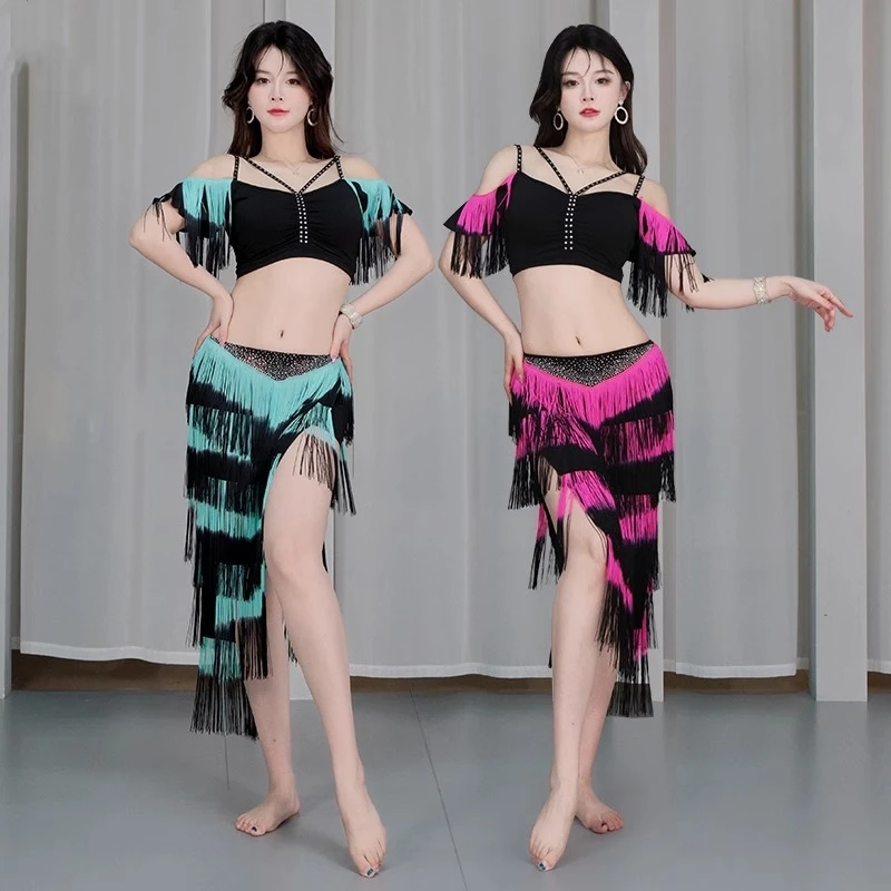 2026 Belly Dance Sexy Tassel Practice Dress New Performance Dress Oriental Dance Group Performance Costume Set Dance Dress Set
2026 Belly Dance Sexy Tassel Practice Dress New Performance Dress Oriental Dance Group Performance Costume Set Dance Dress Set