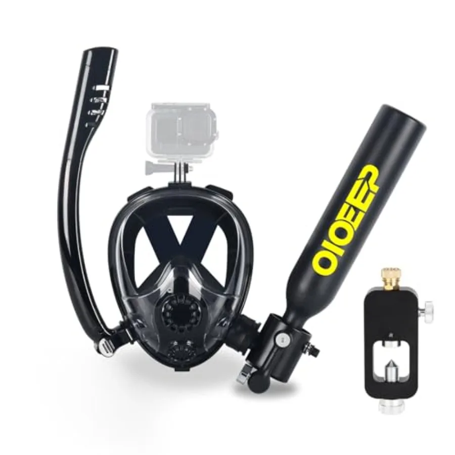 Mini scuba tank for recreational diving and boat cleaning 0.5L portable underwater breathing lung tank with sub-mask and refill
Mini scuba tank for recreational diving and boat cleaning 0.5L portable underwater breathing lung tank with sub-mask and refill