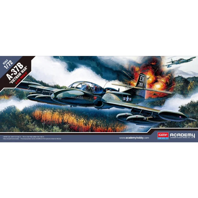 Сборная модель Академии 1/72 12461 American A-37B Dragonfly Attack Aircraft - Комплект масштабной модели
Сборная модель Академии 1/72 12461 American A-37B Dragonfly Attack Aircraft - Комплект масштабной модели