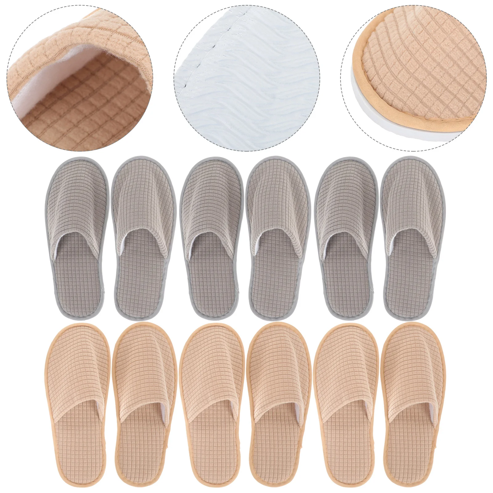 6 Pairs Home Hospitality Slippers Wedding for Guests Household Spa Hotel Women Child
6 Pairs Home Hospitality Slippers Wedding for Guests Household Spa Hotel Women Child
