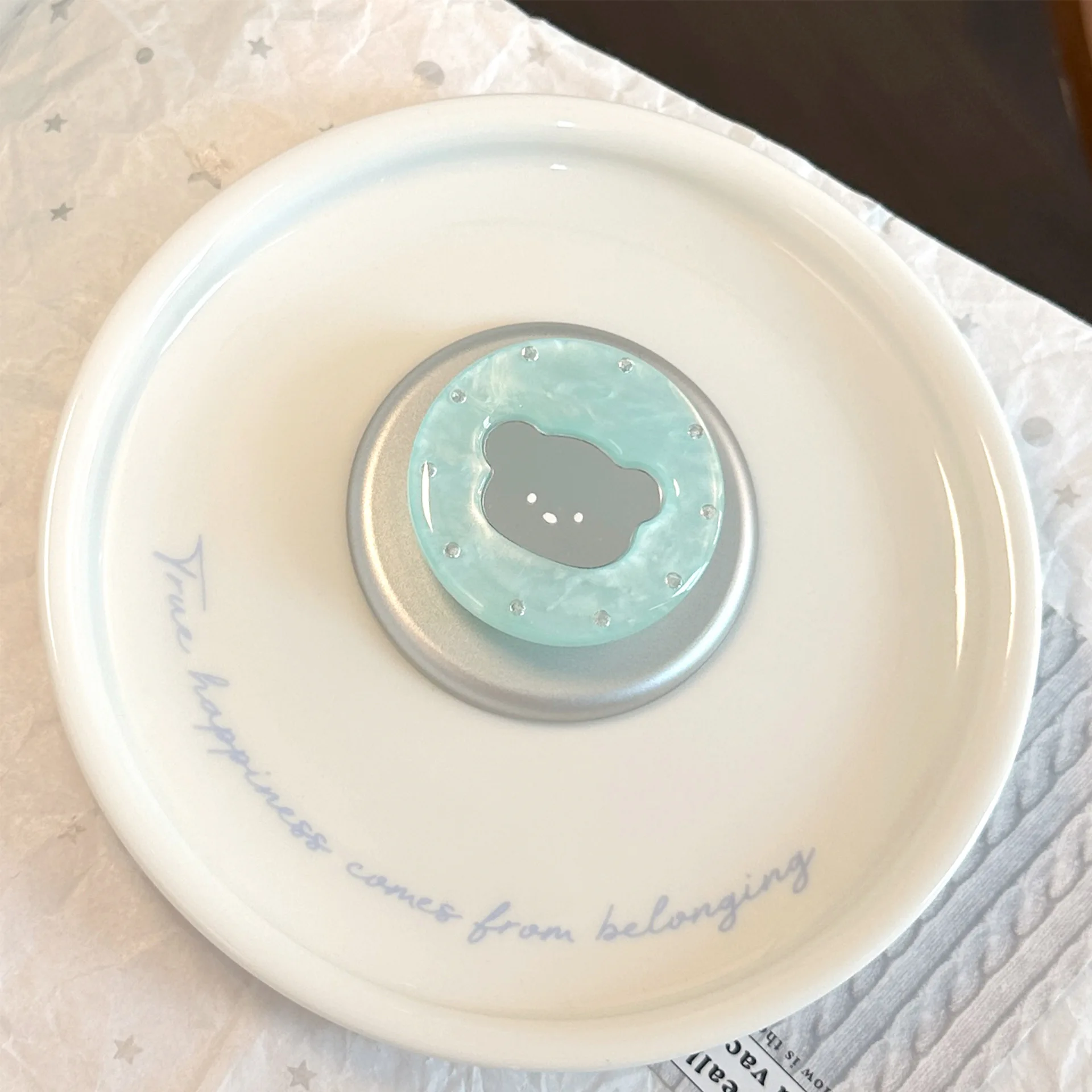 Ins Style Cute Bear Magnetic Phone Grip Holder Mint Green Bracket Makeup Mirror Finger Socket Cell Mobile Stand Girl Daily Decor
Ins Style Cute Bear Magnetic Phone Grip Holder Mint Green Bracket Makeup Mirror Finger Socket Cell Mobile Stand Girl Daily Decor