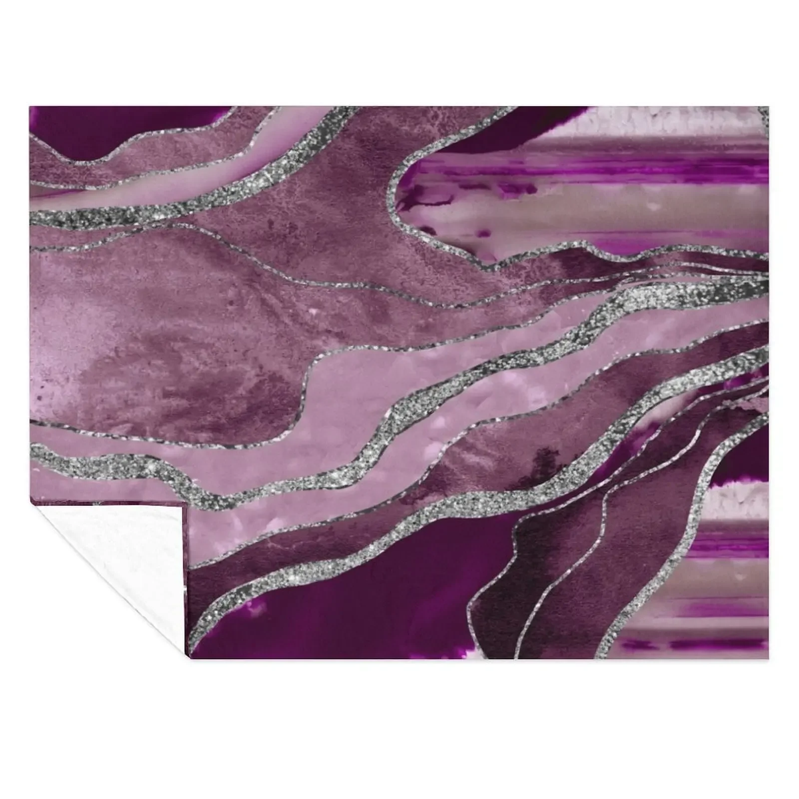 Mauve Pink Marble Agate Silver Glitter Glam #1 (Faux Glitter) #decor #art Throw Blanket Large wednesday Custom Blankets
Mauve Pink Marble Agate Silver Glitter Glam #1 (Faux Glitter) #decor #art Throw Blanket Large wednesday Custom Blankets