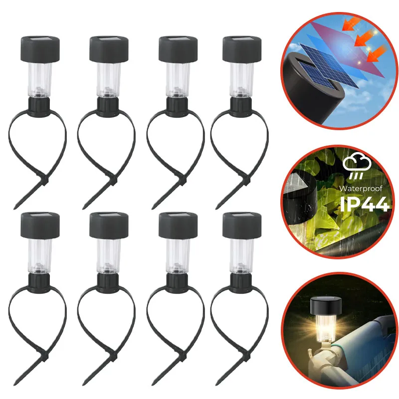 1-10PC Solar Powered Pool Railing Light with Strap for Fence Above Ground Frame Pool Outdoor Waterproof Decorative Night Lamp
1-10PC Solar Powered Pool Railing Light with Strap for Fence Above Ground Frame Pool Outdoor Waterproof Decorative Night Lamp