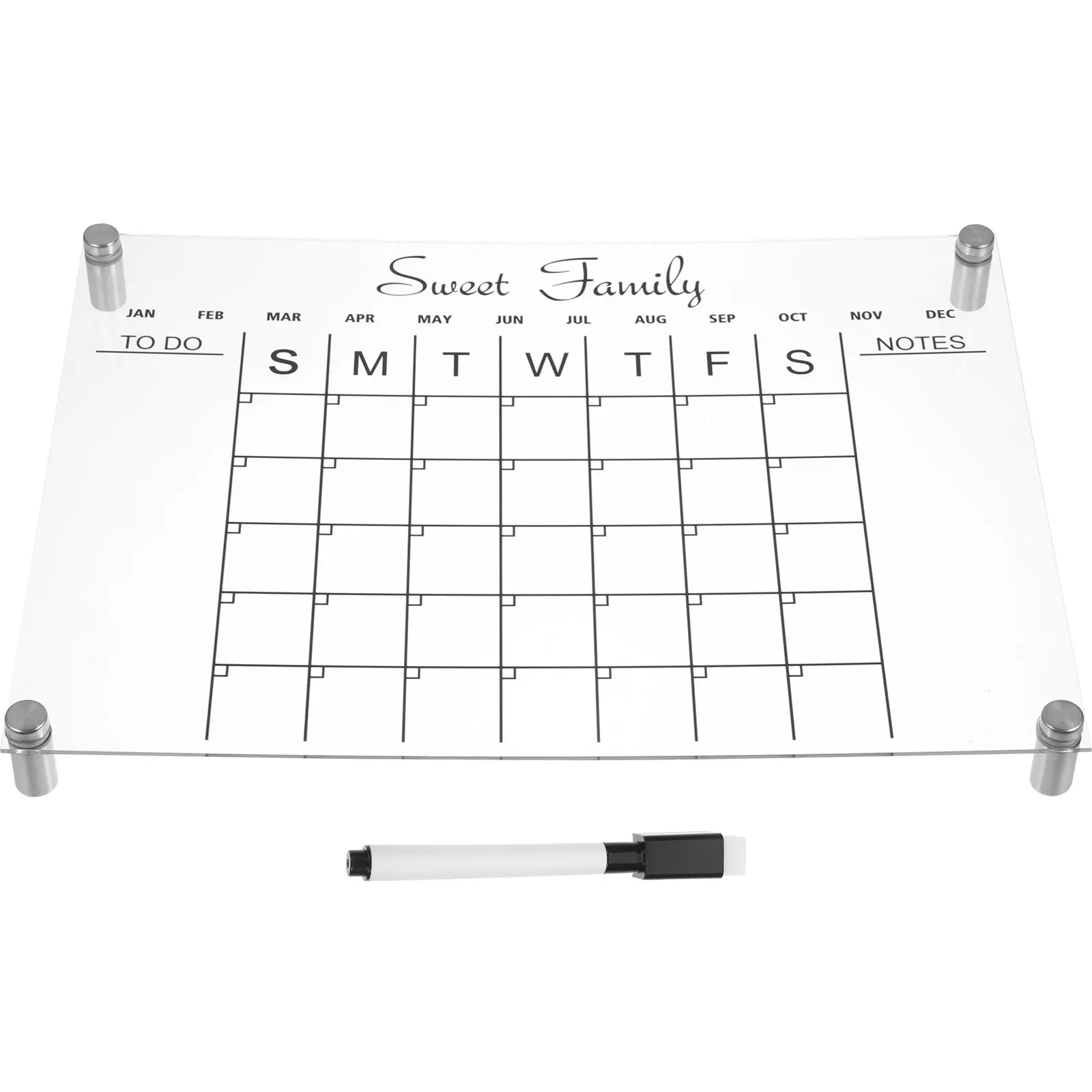 1Set Acrylic Weekly Planner Board Clear Dry Erase Memo Board for Fridge Desk Office Home Lightweight Portable Reusable Easy
1Set Acrylic Weekly Planner Board Clear Dry Erase Memo Board for Fridge Desk Office Home Lightweight Portable Reusable Easy