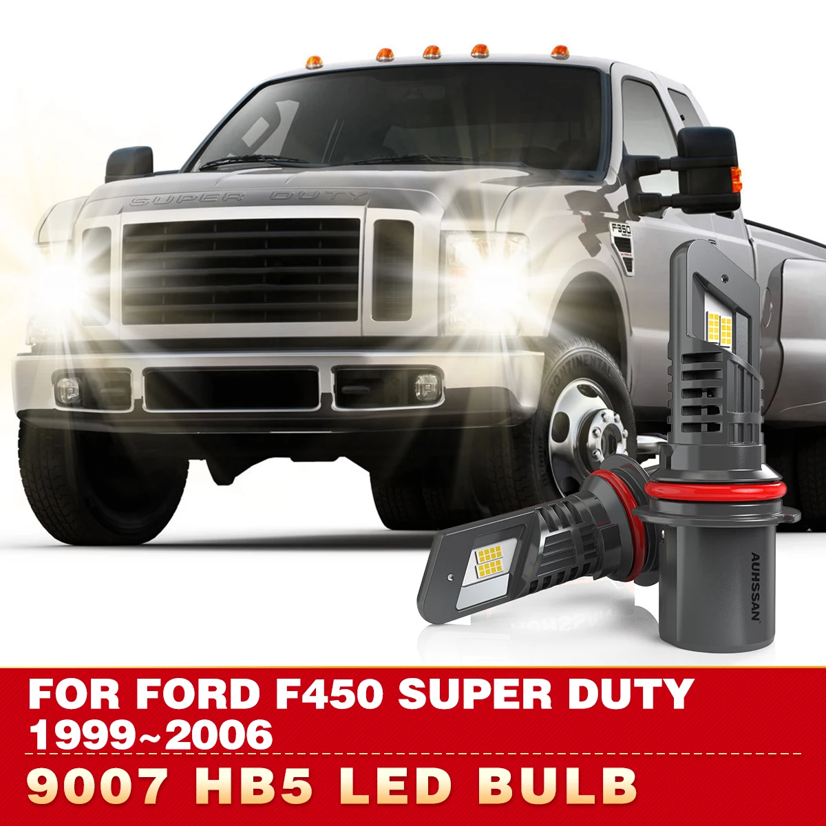 2x 9007 HB5 Led Canbus Headlight Bulb 24000Lm High Low Beam Fog Light With Fan Led High Power For Ford F450 Super Duty 1999~2006
2x 9007 HB5 Led Canbus Headlight Bulb 24000Lm High Low Beam Fog Light With Fan Led High Power For Ford F450 Super Duty 1999~2006