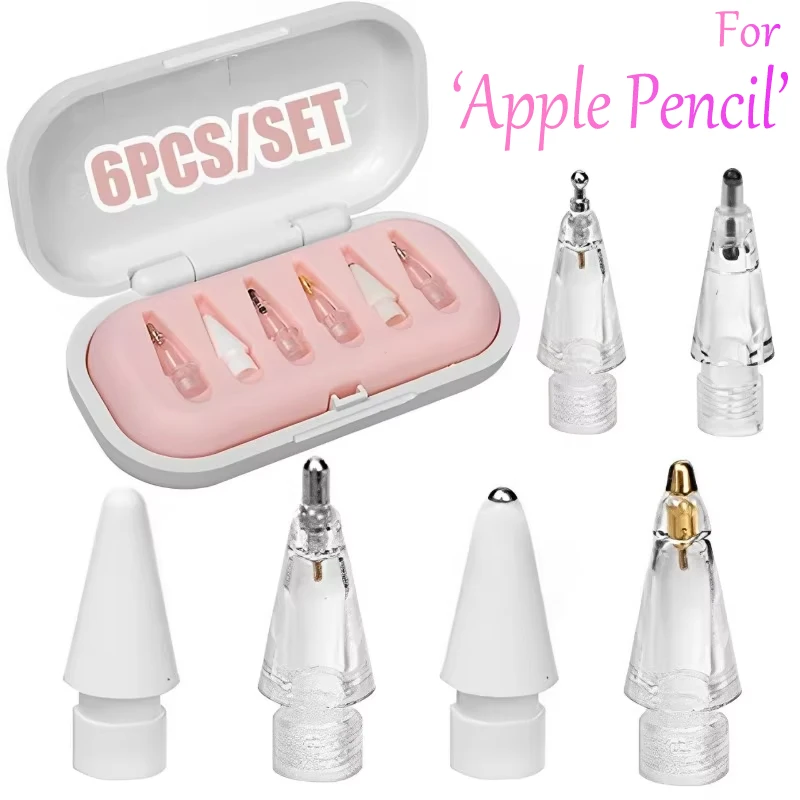 6/4 шт. сменные наконечники стилуса для Apple Pencil 2B 2H, мягкие наконечники для iPad Apple Pencil Stylus с тонкими наконечниками, пенал с хранилищем
6/4 шт. сменные наконечники стилуса для Apple Pencil 2B 2H, мягкие наконечники для iPad Apple Pencil Stylus с тонкими наконечниками, пенал с хранилищем