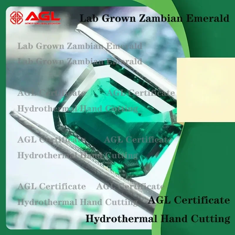 Lab Grown Zambian Emeralds for Jewelry Making Hydrothermal Emerald Cut Gemstones with Natural Inclusions AGL Certified Lab
Lab Grown Zambian Emeralds for Jewelry Making Hydrothermal Emerald Cut Gemstones with Natural Inclusions AGL Certified Lab