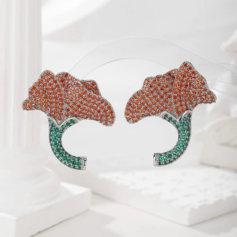 SENYU Beautiful Flower Wedding Earring Pavefull AAA Color Cubia Zirconia Luxury Design Party Earring Gift
SENYU Beautiful Flower Wedding Earring Pavefull AAA Color Cubia Zirconia Luxury Design Party Earring Gift