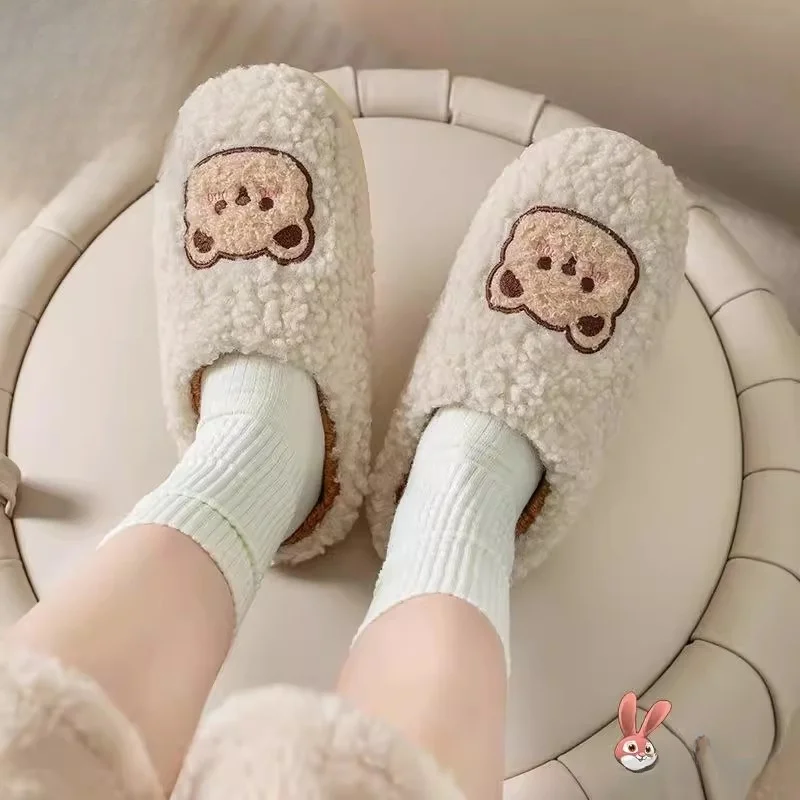Warm Indoor Cotton Slippers Men's Winter Fluffy Home Anti-slip Large Size Student Dormitory Men's Women's Fleece-lined Slippers
Warm Indoor Cotton Slippers Men's Winter Fluffy Home Anti-slip Large Size Student Dormitory Men's Women's Fleece-lined Slippers