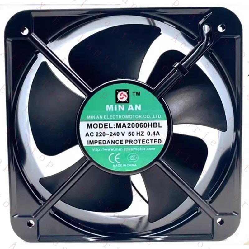 D FOR MINAN MA20060HBL AC220V-240V 0.4A 20CM Cabinet Axial Cooling Fan
D FOR MINAN MA20060HBL AC220V-240V 0.4A 20CM Cabinet Axial Cooling Fan
