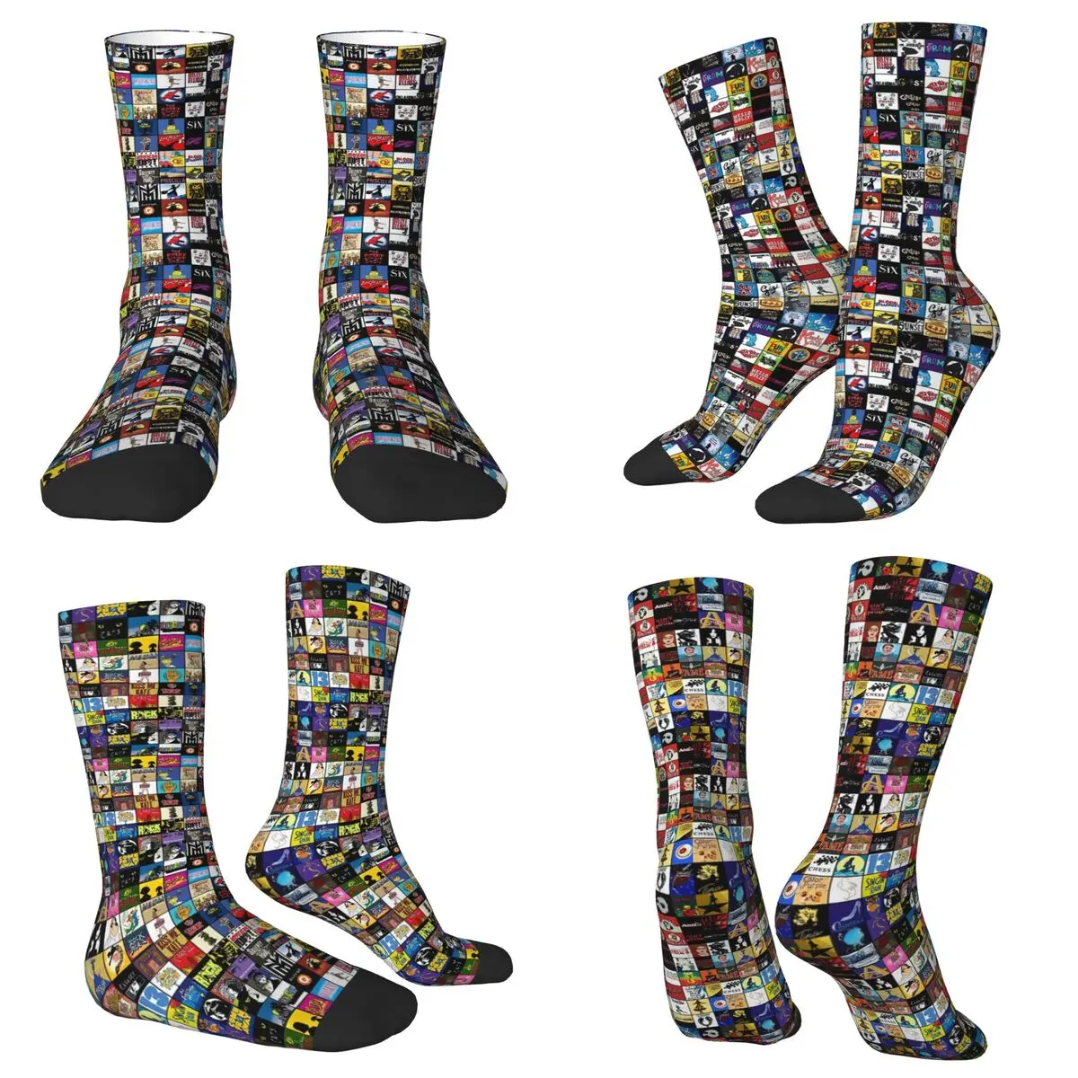 Broadway Musical Theatre Logos - Hand Drawn Socks Harajuku Super Soft Stockings All Season Long Socks Accessories for Man Woman
Broadway Musical Theatre Logos - Hand Drawn Socks Harajuku Super Soft Stockings All Season Long Socks Accessories for Man Woman