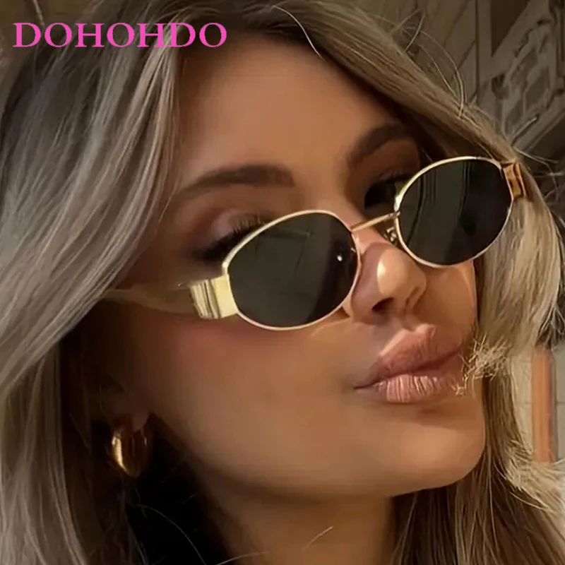 2025 New Fashion Metal Oval Women Sunglasses Luxury Designer Punk Sunglass Men Outdoor Driving Travel Eyeglasses Ladies UV400
2025 New Fashion Metal Oval Women Sunglasses Luxury Designer Punk Sunglass Men Outdoor Driving Travel Eyeglasses Ladies UV400