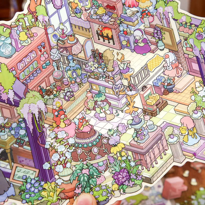 Plus Size Violet perfume Gem Shop Kawaii 3D Cartoon Miniature Scene Sticker DIY Scrapbooking Sticker Festival Gift
Plus Size Violet perfume Gem Shop Kawaii 3D Cartoon Miniature Scene Sticker DIY Scrapbooking Sticker Festival Gift