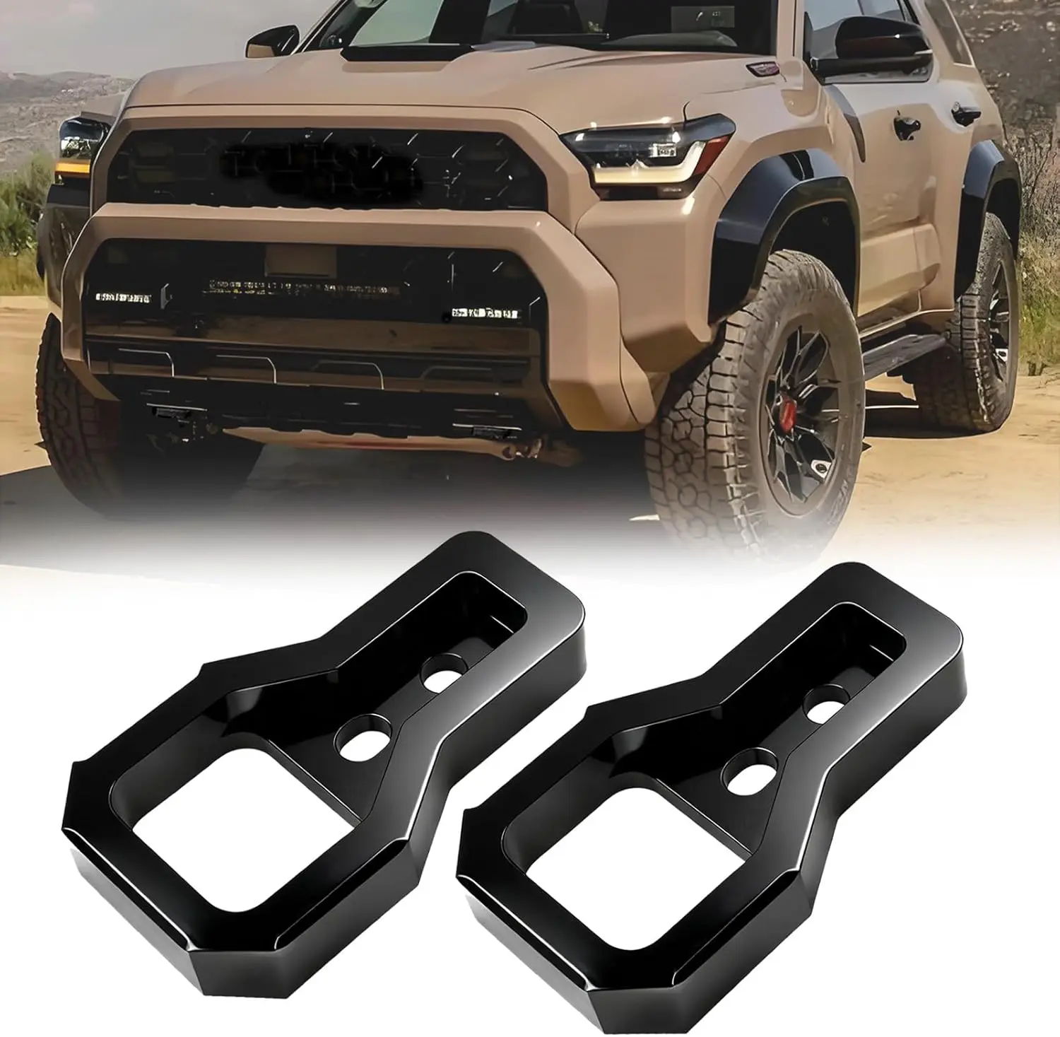 Front Tow Hooks for Tacoma 2024-2026 4Runner 2025-2026 Toyota Tacoma/4Runner/Land Cruiser 250 Car Accessories Tow Hooks
Front Tow Hooks for Tacoma 2024-2026 4Runner 2025-2026 Toyota Tacoma/4Runner/Land Cruiser 250 Car Accessories Tow Hooks