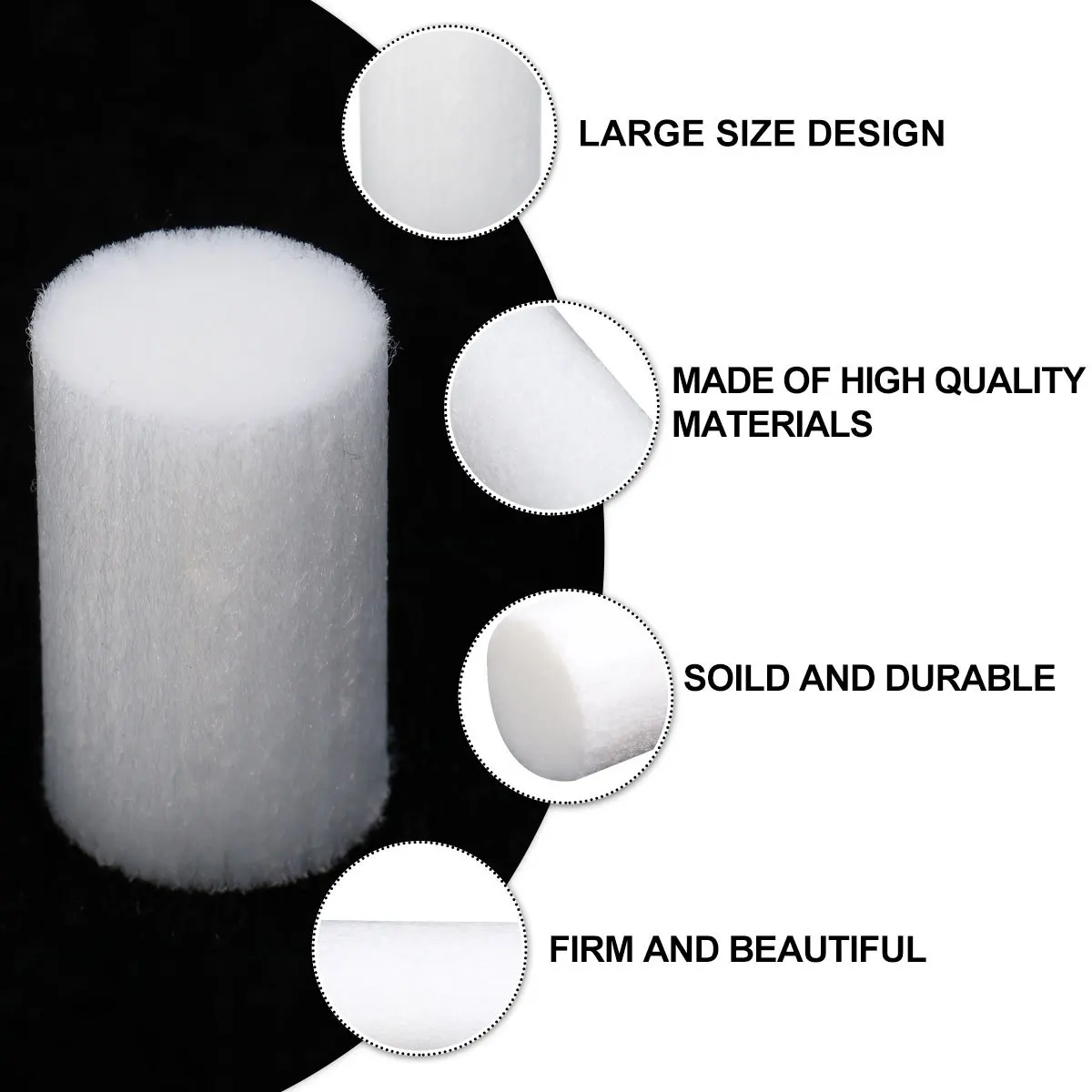 50Pcs Filter Cotton Pump Prefilter Sponge Replacement High Pressure Air Compressor Part Durable Long Lasting Pump Prefilter
50Pcs Filter Cotton Pump Prefilter Sponge Replacement High Pressure Air Compressor Part Durable Long Lasting Pump Prefilter