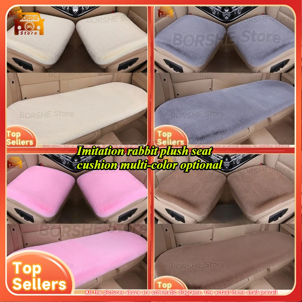 Universal Seat CoversWinter Car Seat Cushion Rabbit Fur Plush Warm Seat Pad Soft Short Fleece In Stock Wholesale Comfortable
Universal Seat CoversWinter Car Seat Cushion Rabbit Fur Plush Warm Seat Pad Soft Short Fleece In Stock Wholesale Comfortable