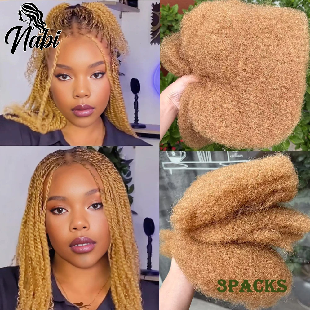 Nabi Afro Kinky Human Hair for Mini Twist 100% Human Hair for Black Women Dreadlock Extensions Micro Locs
Nabi Afro Kinky Human Hair for Mini Twist 100% Human Hair for Black Women Dreadlock Extensions Micro Locs