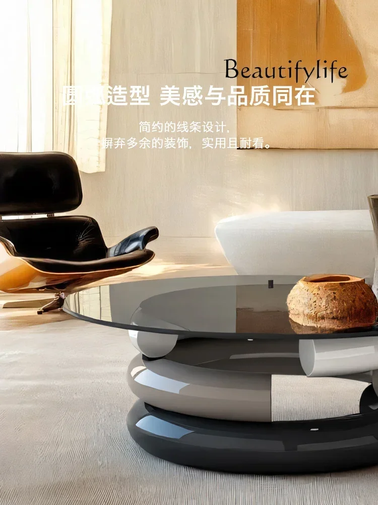 N40 R Italian Minimalist Gray Glass Tempered Glass Designer Creative Living Room Storage High-end Coffee Table Side Table
N40 R Italian Minimalist Gray Glass Tempered Glass Designer Creative Living Room Storage High-end Coffee Table Side Table