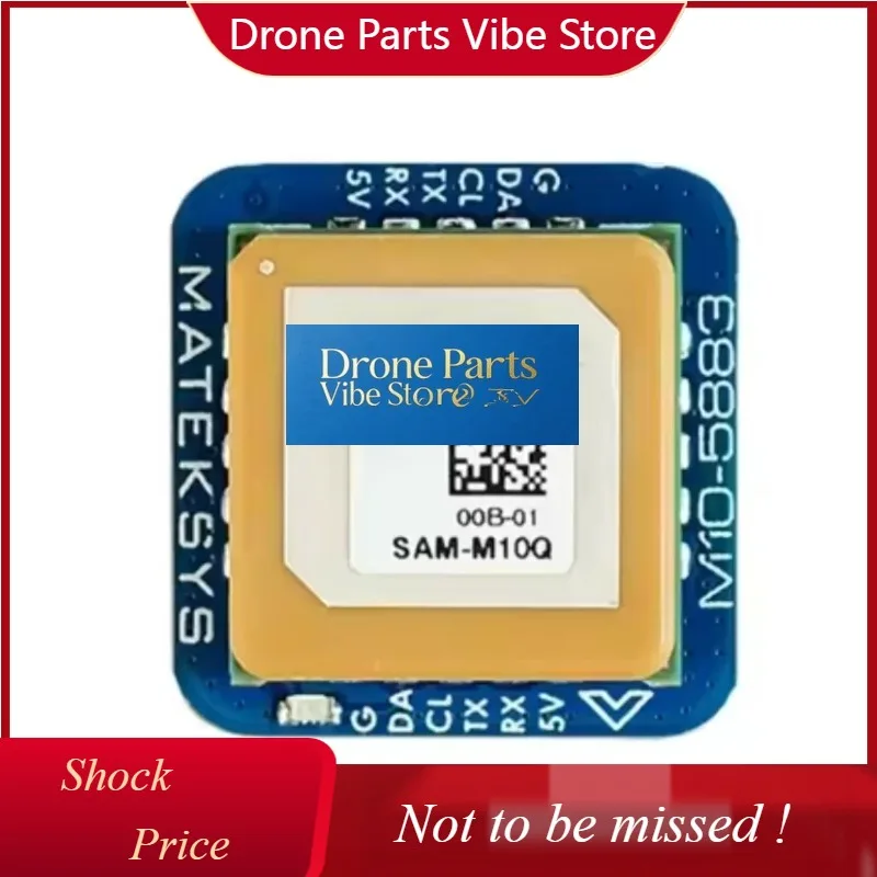 DParts1MATEK M10Q-5883 GNSS GPS Module Magnetic Compass QMC5883L 20X20mm RC Airplane Multirotor Stack FPV Freestyle Long Range D
DParts1MATEK M10Q-5883 GNSS GPS Module Magnetic Compass QMC5883L 20X20mm RC Airplane Multirotor Stack FPV Freestyle Long Range D