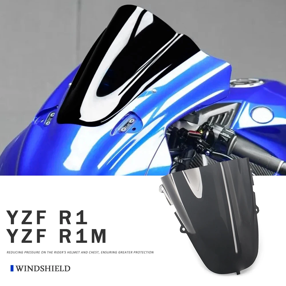 Motorcycle Double Bubble Windshield Windscreen Screen For YAMAHA YZF-R1 YZF-R1M YZF R1 M R1M 2020 2021 2022 2023 2024 2025
Motorcycle Double Bubble Windshield Windscreen Screen For YAMAHA YZF-R1 YZF-R1M YZF R1 M R1M 2020 2021 2022 2023 2024 2025