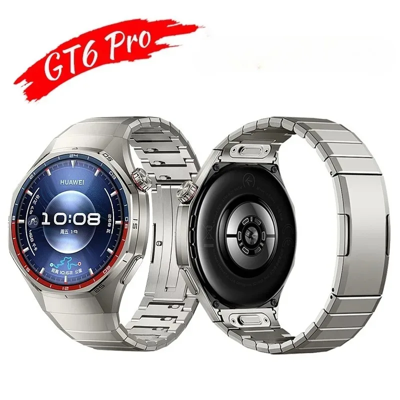 Оригинальный роскошный титановый ремешок без зазоров для Huawei Watch GT 6 Pro, металлический браслет для Huawei Watch GT6 Pro, специальный ремешок для часов
Оригинальный роскошный титановый ремешок без зазоров для Huawei Watch GT 6 Pro, металлический браслет для Huawei Watch GT6 Pro, специальный ремешок для часов