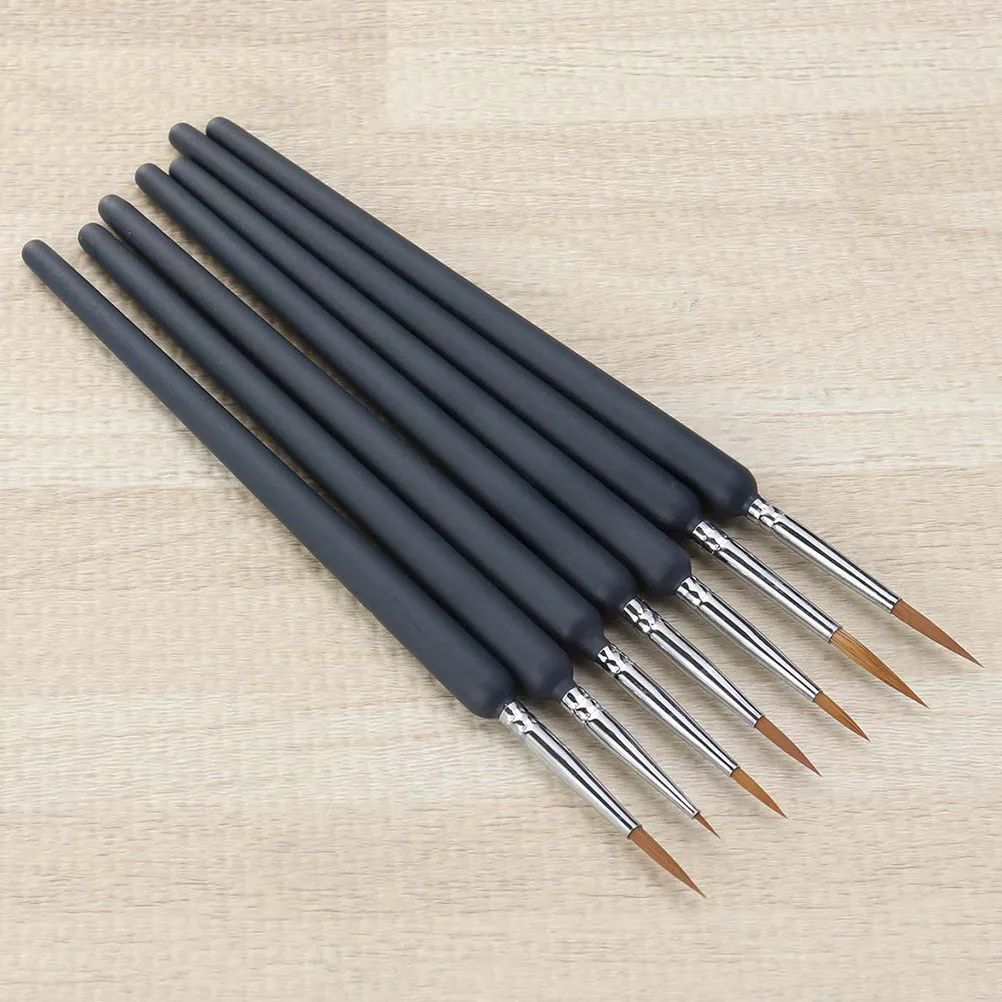 7Pcs Fine Detailing Paint Brush Set Wolf Hair Tip Long Handle Brushes for Acrylic Watercolor Gouache Oil Painting Travel
7Pcs Fine Detailing Paint Brush Set Wolf Hair Tip Long Handle Brushes for Acrylic Watercolor Gouache Oil Painting Travel
