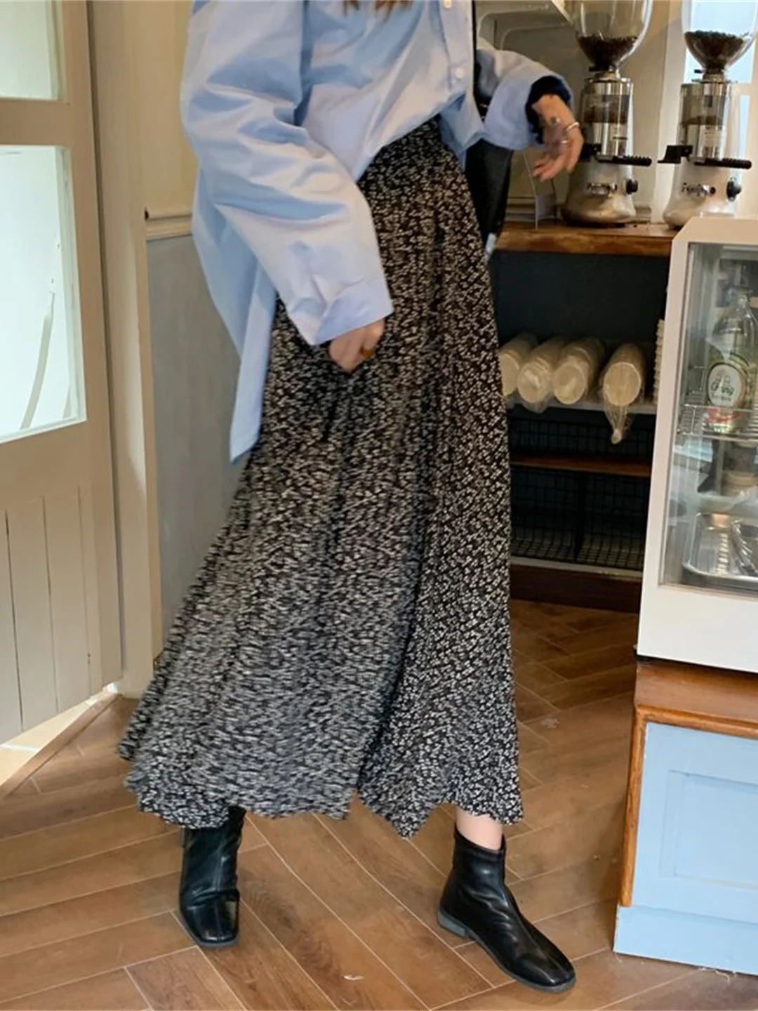 Floral Print High Waist A-Line Skirt Women's Spring Autumn Retro Sle Versatile Comfortable Polyester Fabric Commute Ready
Floral Print High Waist A-Line Skirt Women's Spring Autumn Retro Sle Versatile Comfortable Polyester Fabric Commute Ready