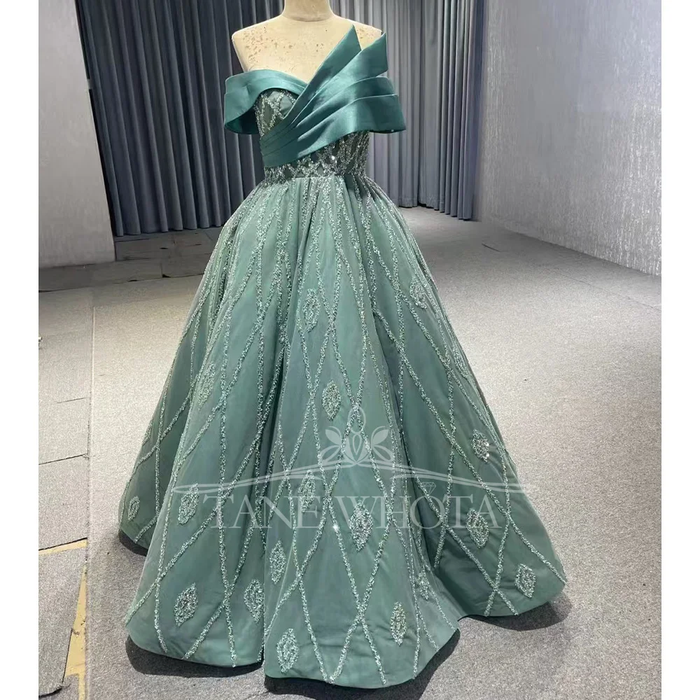 Зеленое вечернее платье с открытыми плечами и блестками в форме сердца, со шнуровкой сзади, дизайн крест-накрест, роскошный стиль 2025 для женщин
Зеленое вечернее платье с открытыми плечами и блестками в форме сердца, со шнуровкой сзади, дизайн крест-накрест, роскошный стиль 2025 для женщин