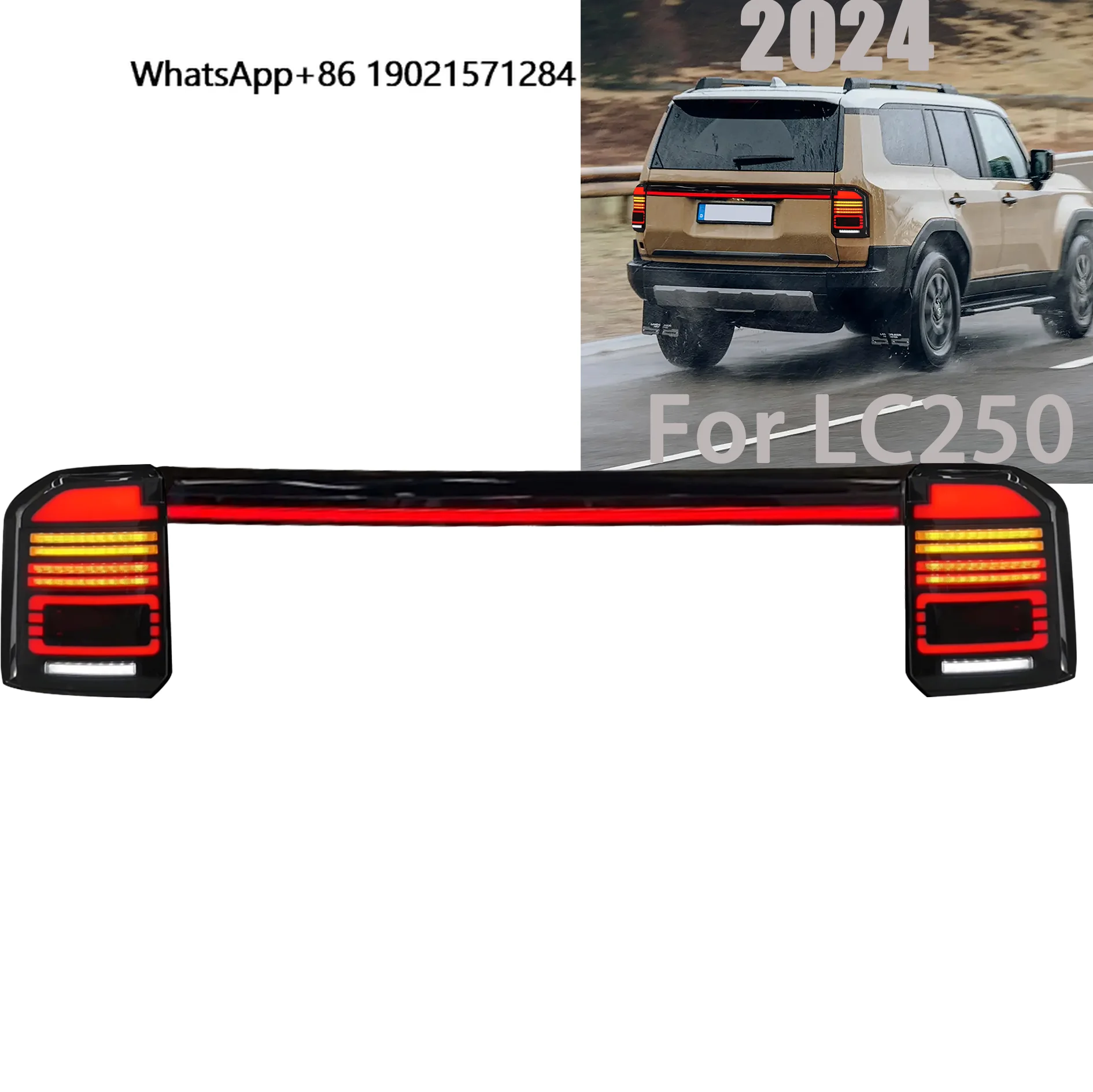 HOSI Hot Selling Car Back Lamp Modified Car Taillights Full LED Car Lamp Fit for Prado LC250 for 2024 Year
HOSI Hot Selling Car Back Lamp Modified Car Taillights Full LED Car Lamp Fit for Prado LC250 for 2024 Year