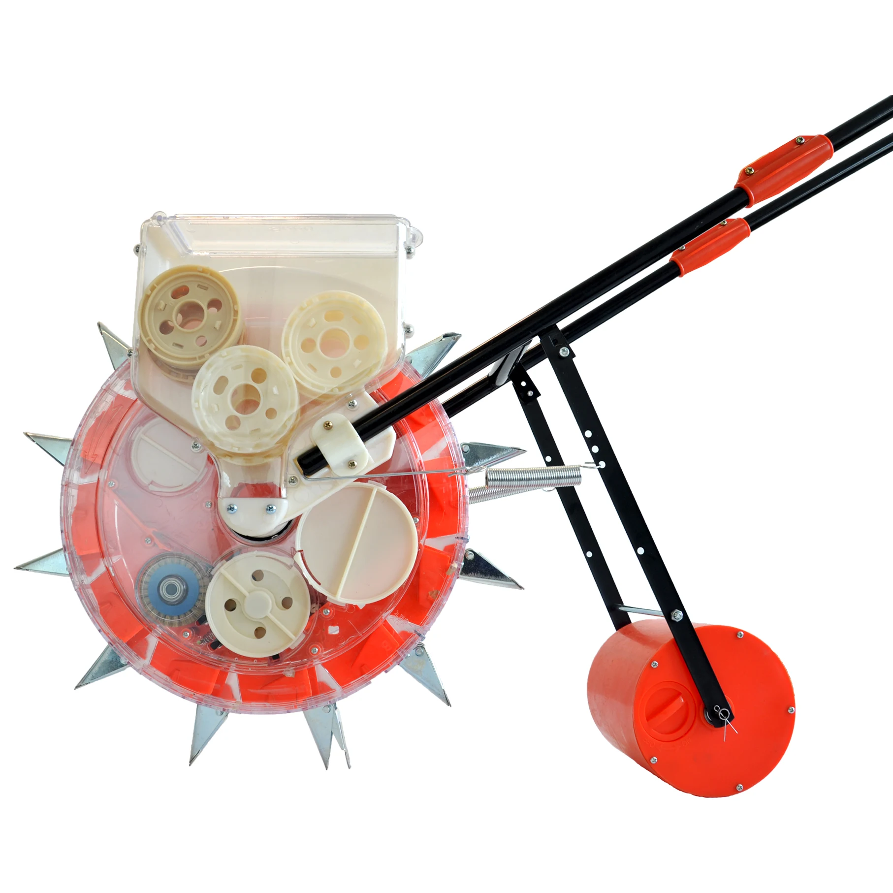 Mini Agricultural Hand Push Manual Corn Peanuts Soybeans Millet Vegetables Seeder with Adjustable Seeding Spacing
Mini Agricultural Hand Push Manual Corn Peanuts Soybeans Millet Vegetables Seeder with Adjustable Seeding Spacing